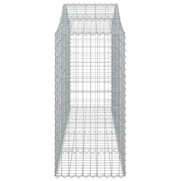 Coșuri Gabion Arcuite Fier Galvanizat - 6 bucăți