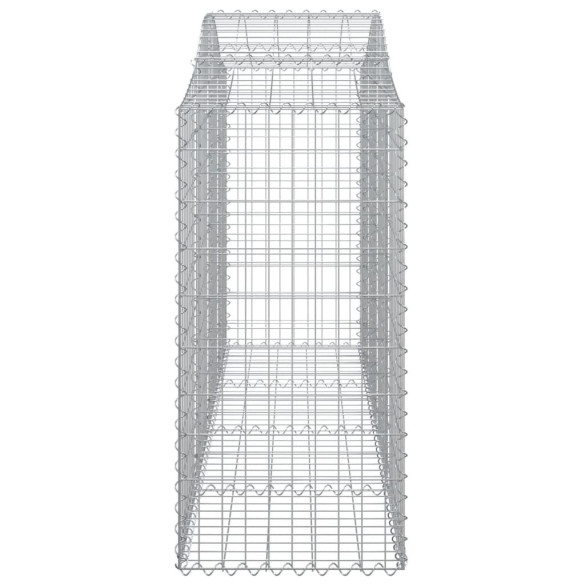 Set Coșuri Gabion Arcuite | Barieră Decorativă Grădină