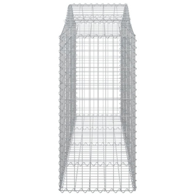Set Coșuri Gabion Arcuite | Barieră Decorativă Grădină