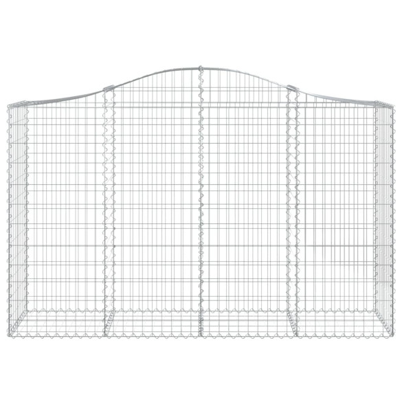 Set 13 Coșuri Gabion Arcuite - Fier Galvanizat 200x50cm