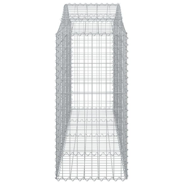 Set 13 Coșuri Gabion Arcuite - Fier Galvanizat 200x50cm