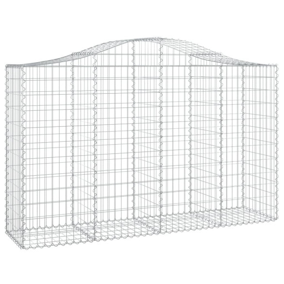 Coșuri Gabion Arcuite Fier Galvanizat - 25 bucăți