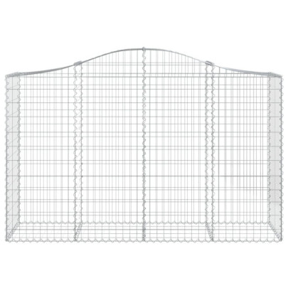 Coșuri Gabion Arcuite Fier Galvanizat - 25 bucăți
