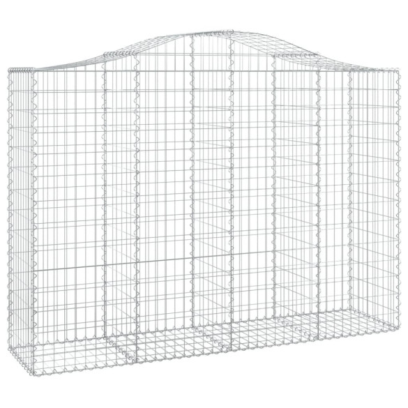 Coșuri Gabion Arcuite Fier Galvanizat - Barieră Decorativă