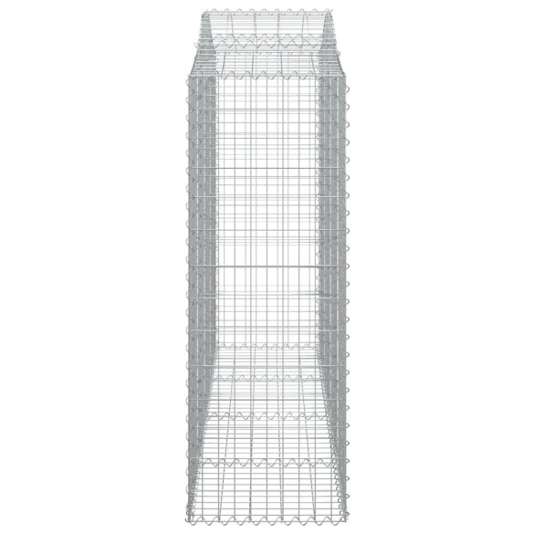Coșuri Gabion Arcuite Fier Galvanizat - Gard Decorativ