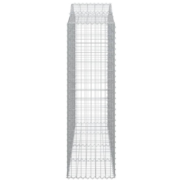 Coș Gabion Arcuit 13 Bucăți - Fier Galvanizat | Decor Grădină