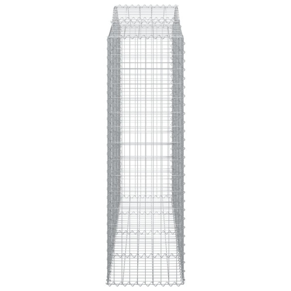 Coșuri Gabion Arcuite Fier Galvanizat - Gard Decorativ