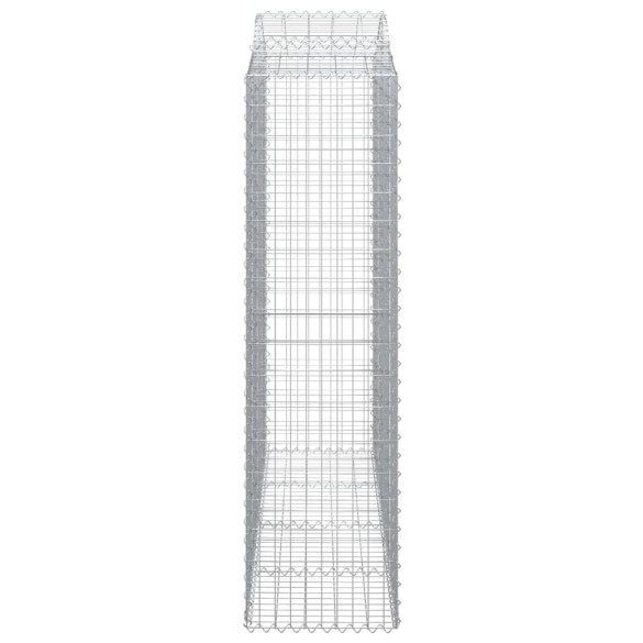 Coșuri Gabion Arcuite - Set 7 Bucăți - Fier Galvanizat