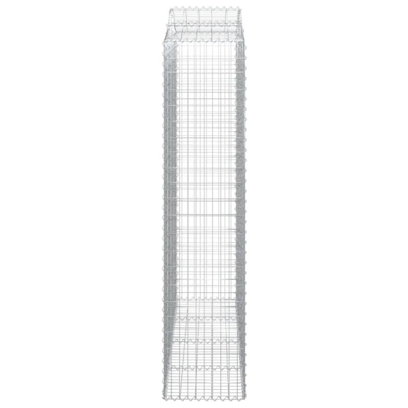 Coșuri Gabion Arcuite - Set 5 Bucăți - Fier Galvanizat Rezistent