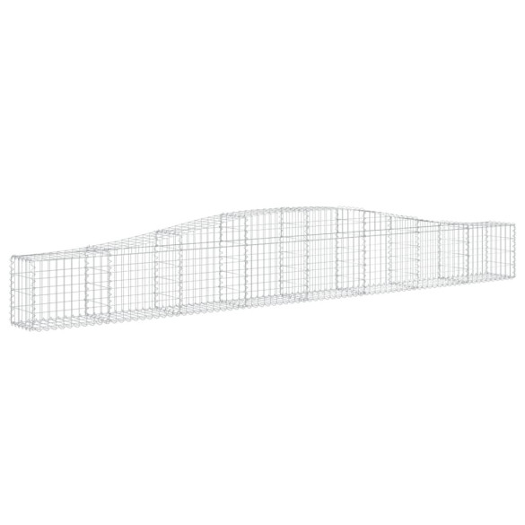 Coșuri Gabion Arcuite Fier Galvanizat | Barieră Decorativă Grădină