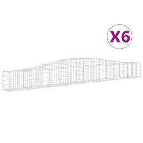 Coșuri Gabion Arcuite 6 buc - Fier Galvanizat - Livrare Gratuită 2