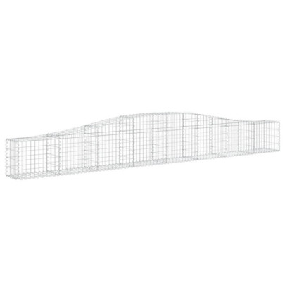 Coșuri Gabion Arcuite | Set 7 Bucăți | Fier Galvanizat Rezistent