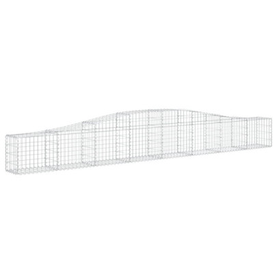 Coșuri Gabion Arcuite Fier Galvanizat - 25 bucăți