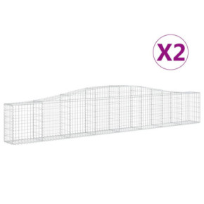 Coșuri Gabion Arcuite 400x30x60/80 cm - Fier Galvanizat 2
