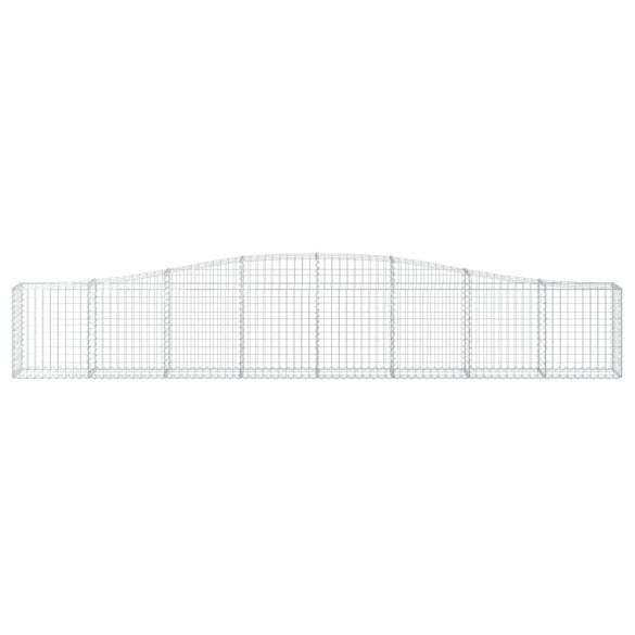 Coșuri Gabion Arcuite 10 buc - Fier Galvanizat | Decor Grădină