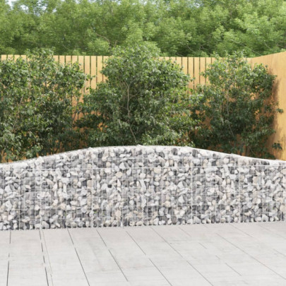 Coșuri Gabion Arcuite 20 buc - Fier Galvanizat | Decor Grădină
