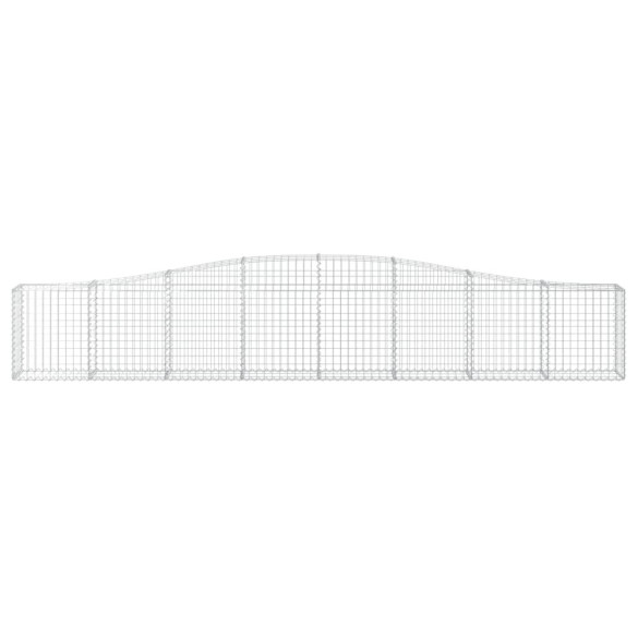 Coșuri Gabion Arcuite 20 buc - Fier Galvanizat | Decor Grădină