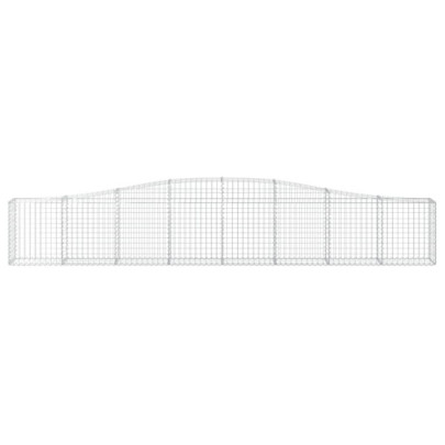 Coșuri Gabion Arcuite 20 buc - Fier Galvanizat | Decor Grădină