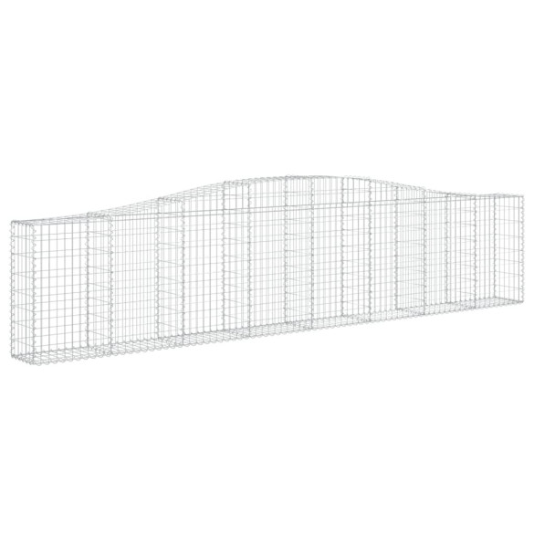Coșuri Gabion Arcuite Fier Galvanizat - Gard Decorativ