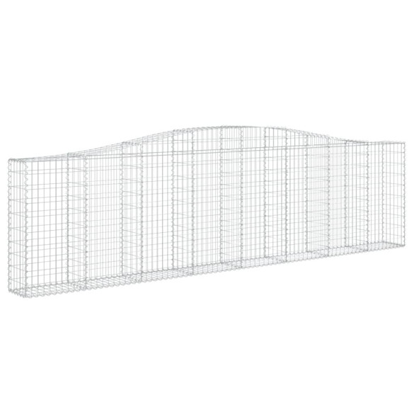 Coșuri Gabion Arcuite Fier Galvanizat | Gard Decorativ