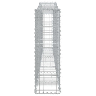 Coșuri Gabion Arcuite Fier Galvanizat | Gard Decorativ