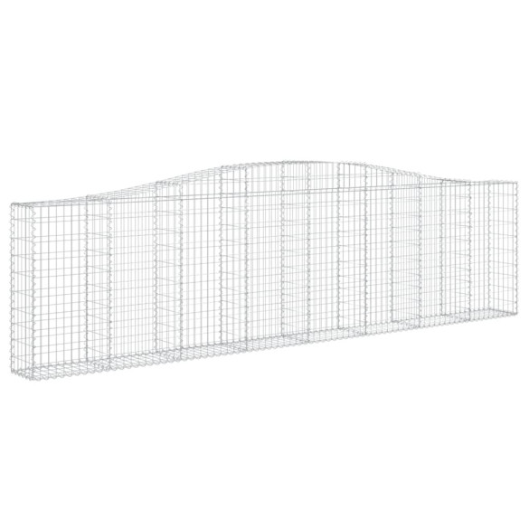 Coșuri Gabion Arcuite - Set 7 Bucăți - Fier Galvanizat Rezistent