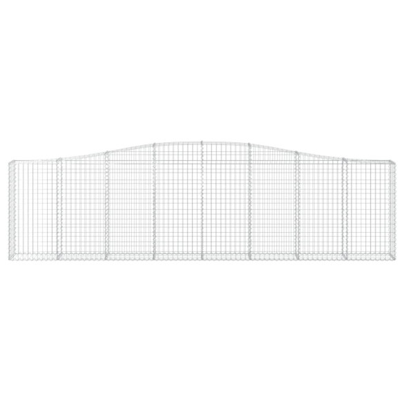 Coșuri Gabion Arcuite - Set 7 Bucăți - Fier Galvanizat Rezistent