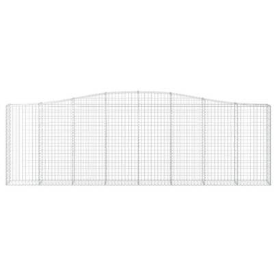 Coșuri Gabion Arcuite Fier Galvanizat - 10 bucăți