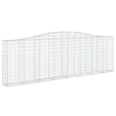 Coșuri Gabion Arcuite 15 buc - Fier Galvanizat | Livrare Gratuită