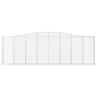 Coșuri Gabion Arcuite 15 buc - Fier Galvanizat | Livrare Gratuită