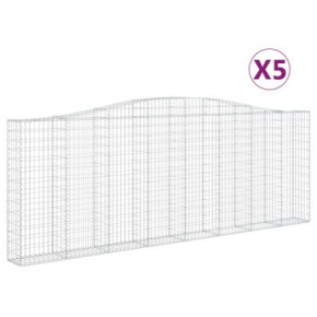 Set Coșuri Gabion Arcuite | Barieră Decorativă Grădină 2