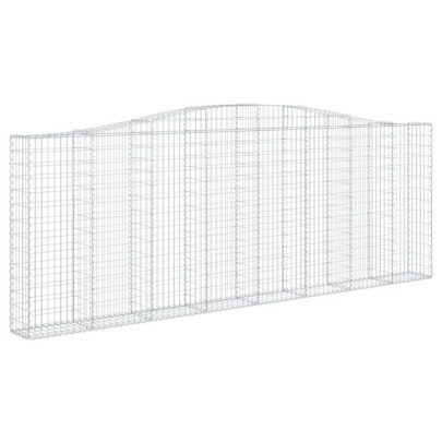 Set Coșuri Gabion Arcuite | Barieră Decorativă Grădină