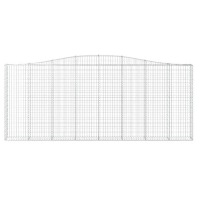 Coșuri Gabion Arcuite Fier Galvanizat | Barieră Decorativă Grădină