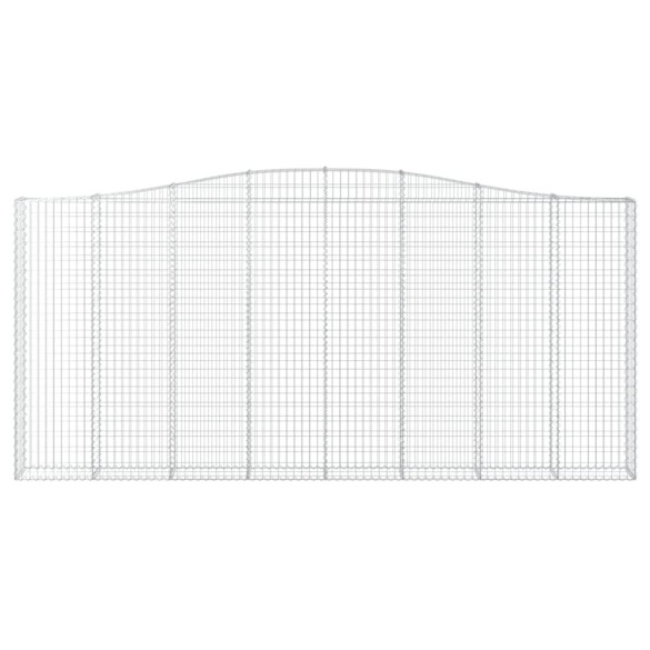 Coșuri Gabion Arcuite 4 Bucăți - Fier Galvanizat