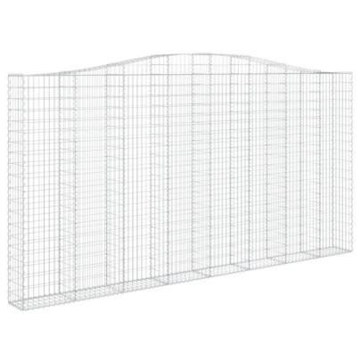 Coșuri Gabion Arcuite Fier Galvanizat 400x30x200/220 cm