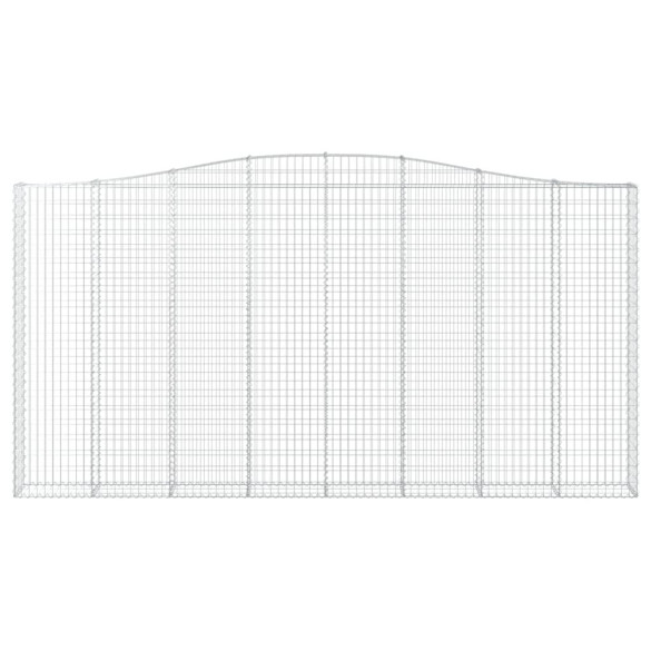 Coșuri Gabion Arcuite Fier Galvanizat | Gard Decorativ