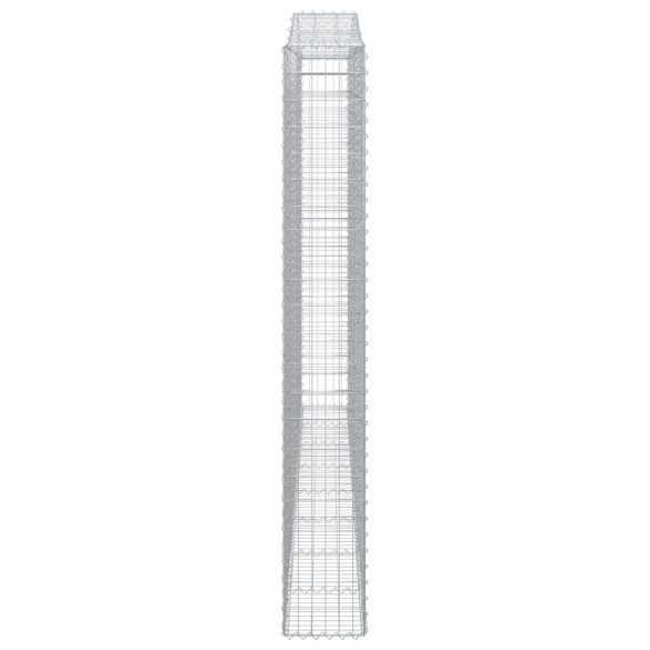 Coșuri Gabion Arcuite Fier Galvanizat - 6 bucăți