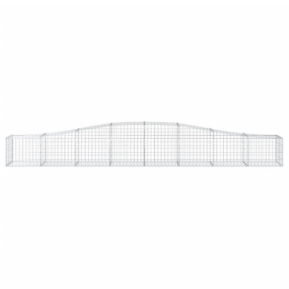 Coșuri Gabion Arcuite Fier Galvanizat | Barieră Decorativă Grădină