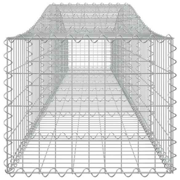 Coșuri Gabion Arcuite Fier Galvanizat | Barieră Decorativă Grădină