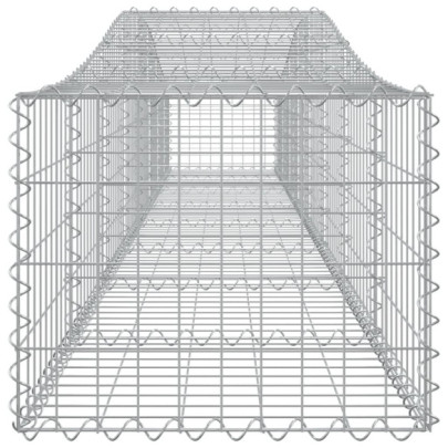 Coșuri Gabion Arcuite Fier Galvanizat | Barieră Decorativă Grădină