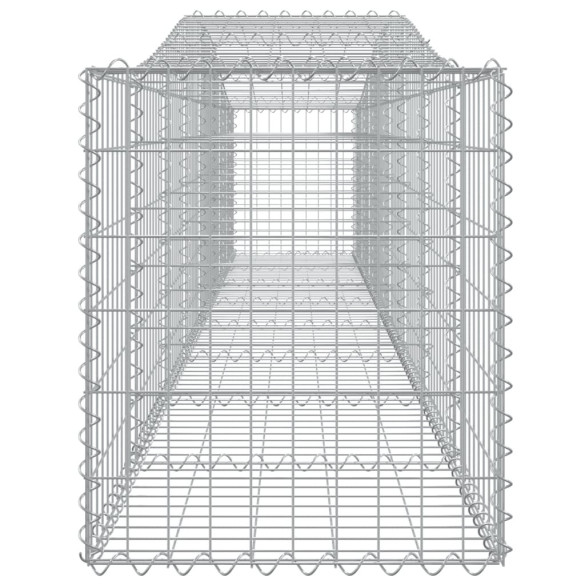 Coșuri Gabion Arcuite 5 buc - Fier Galvanizat | Decor Grădină