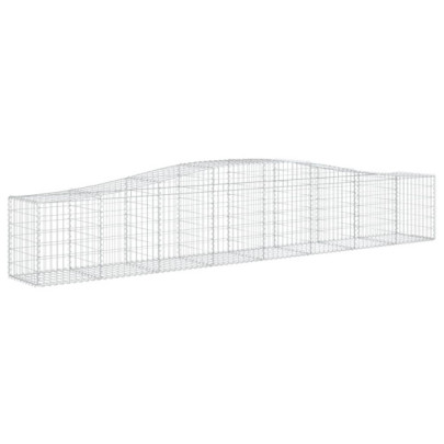 Set 7 Coșuri Gabion Arcuite | Fier Galvanizat | Livrare Gratuită