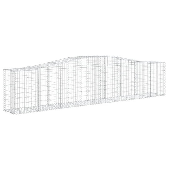 Coșuri Gabion Arcuite 3 buc - Fier Galvanizat | Livrare Gratuită