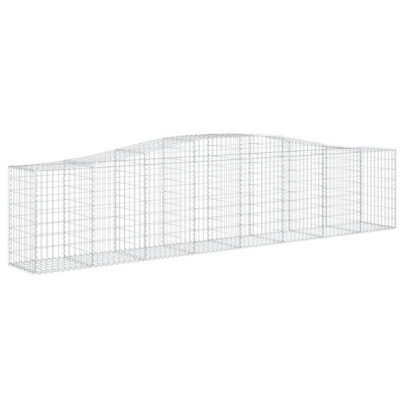 Coșuri Gabion Arcuite 3 buc - Fier Galvanizat | Livrare Gratuită
