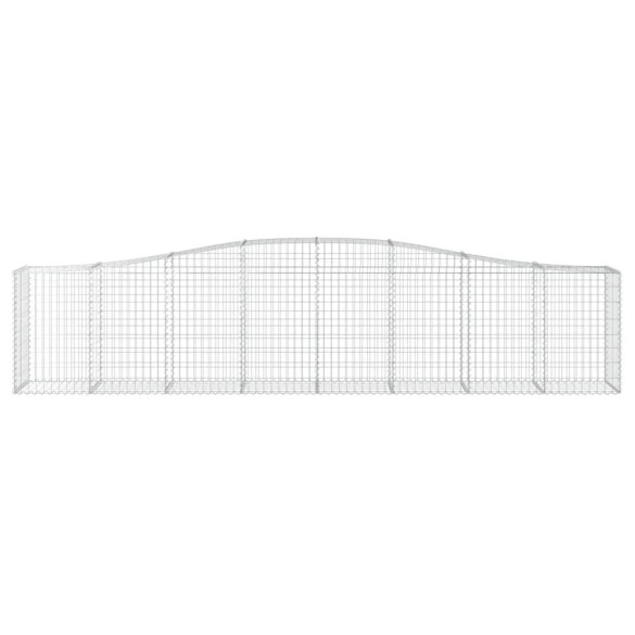 Coșuri Gabion Arcuite 6 buc - Barieră Decorativă Grădină