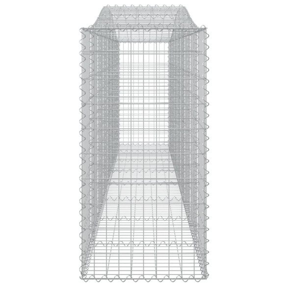 Coșuri Gabion Arcuite Fier Galvanizat - Set 5 Bucăți