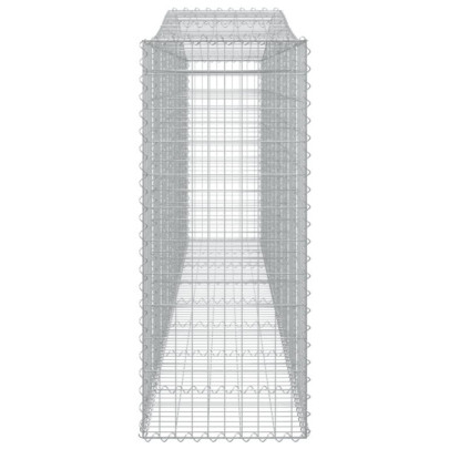 Coșuri Gabion Arcuite 2 Bucăți - Fier Galvanizat | Livrare Gratuită