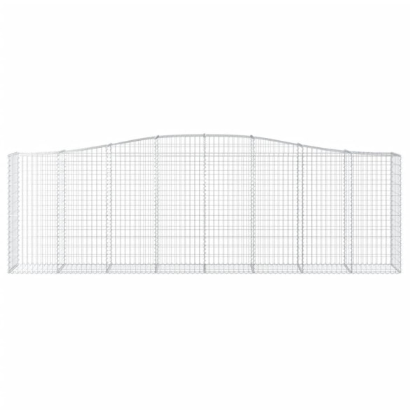 Coșuri Gabion Arcuite 5 buc - Barieră Decorativă Grădină