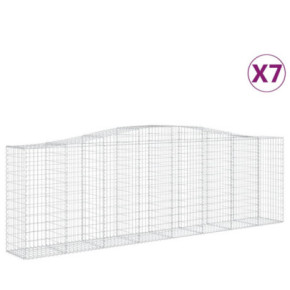 Set Coșuri Gabion Arcuite | Barieră Decorativă Grădină 2
