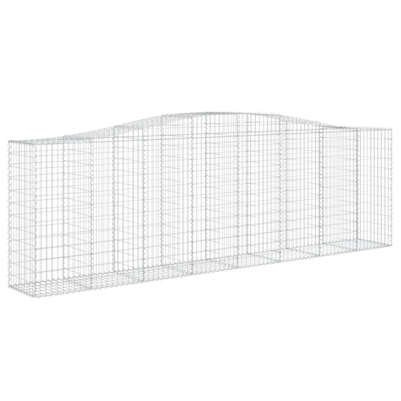 Set Coșuri Gabion Arcuite | Barieră Decorativă Grădină
